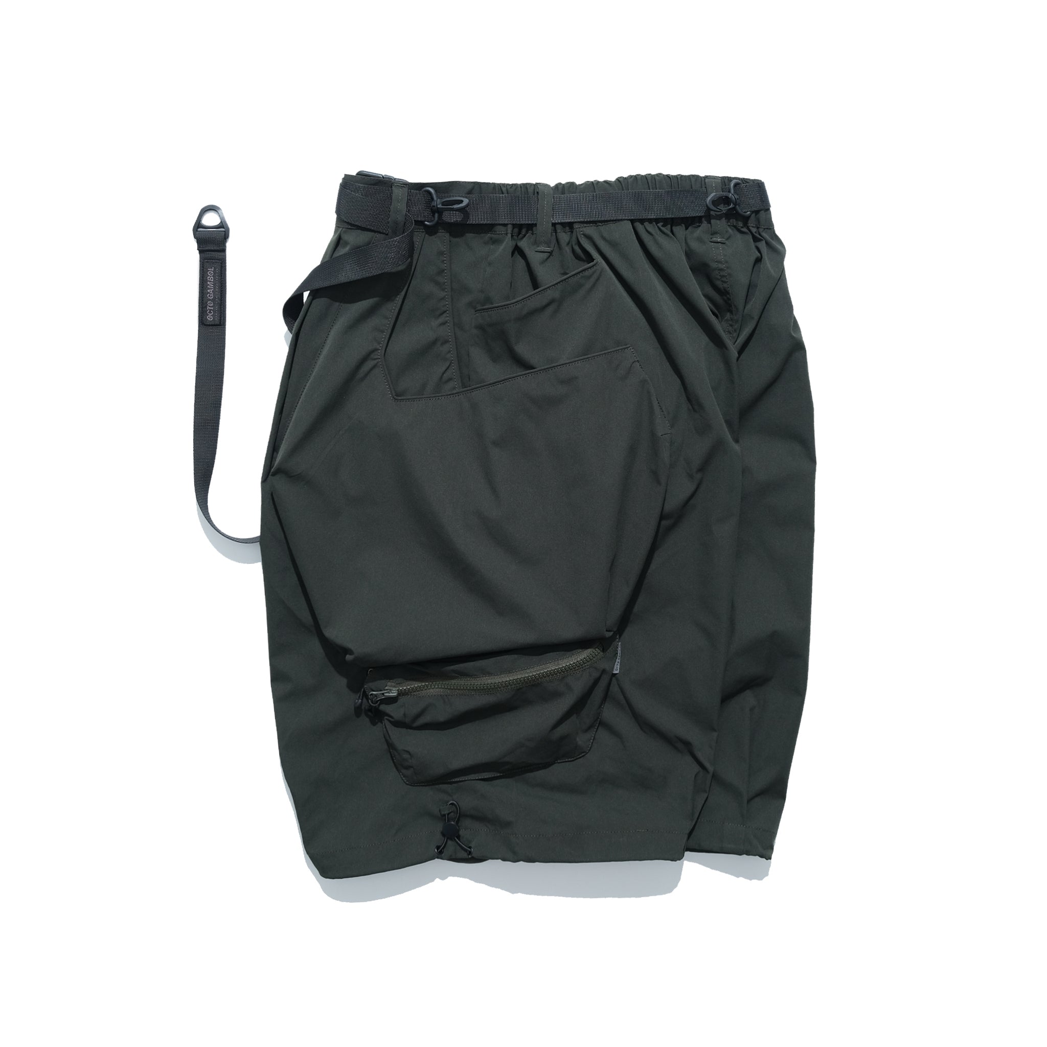 SS22 / 10 S-064 Crossbody Bag Loose Shorts (Green)