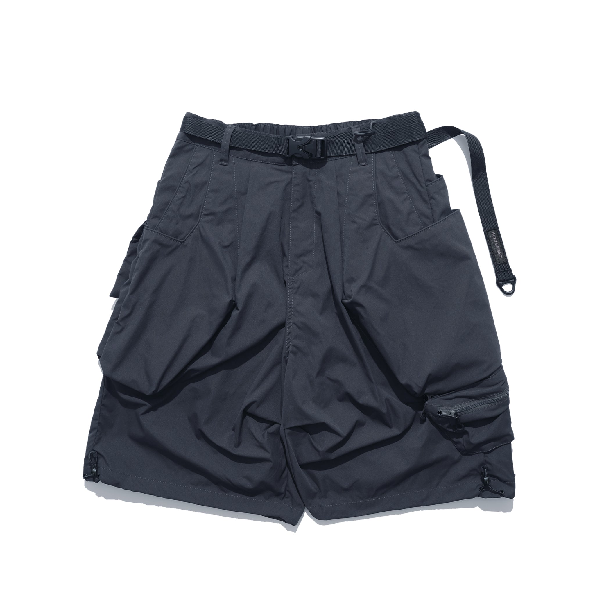 SS22 / 10 S-064 Crossbody Bag Loose Shorts (Grey)