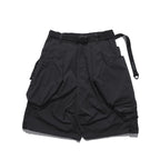 SS22 / 10 S-064 Crossbody Bag Loose Shorts (Black)