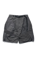 SS22 / 14 S-065 L-shape Layered Shorts (Gauntlet Grey)