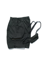SS22 / 10 S-064 Crossbody Bag Loose Shorts (Green)