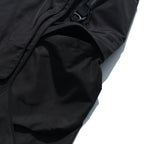 SS22 / 14 S-065 L-shape Layered Shorts (Black)