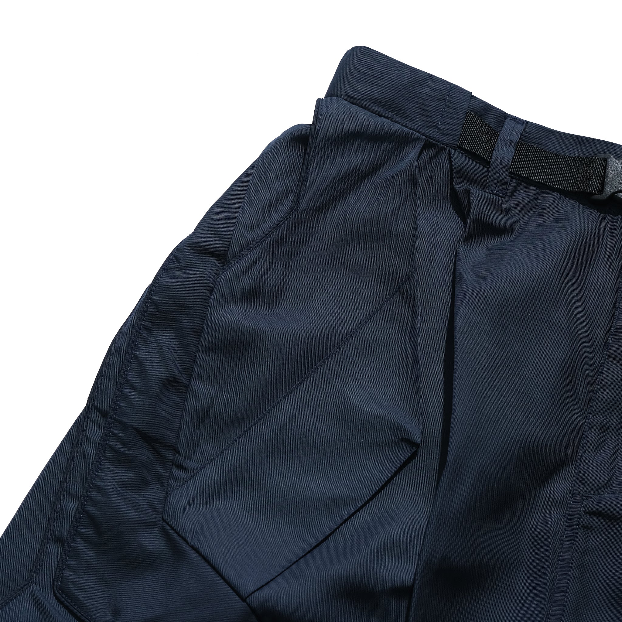 SS22 / 14 S-065 L-shape Layered Shorts (Navy)