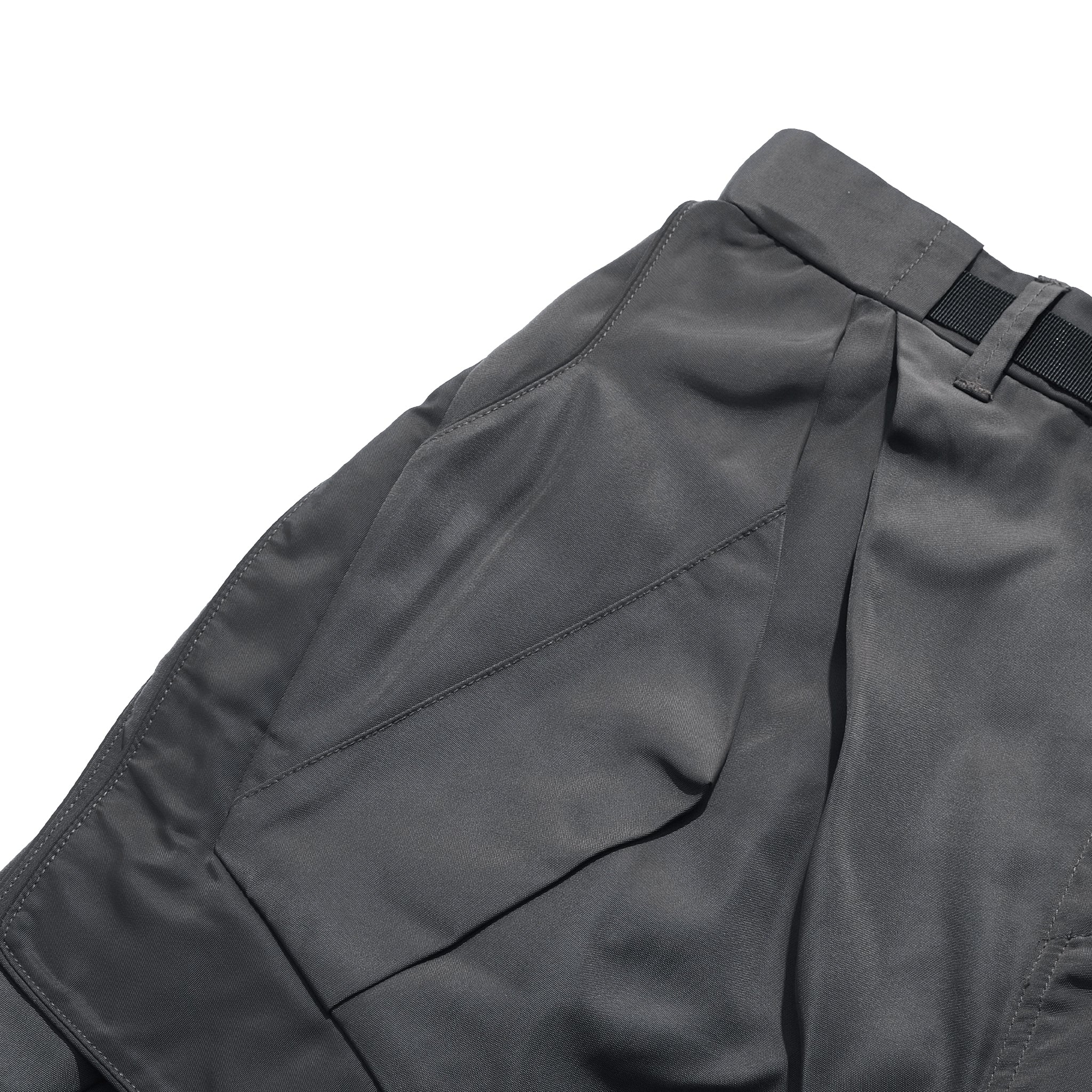SS22 / 14 S-065 L-shape Layered Shorts (Gauntlet Grey)