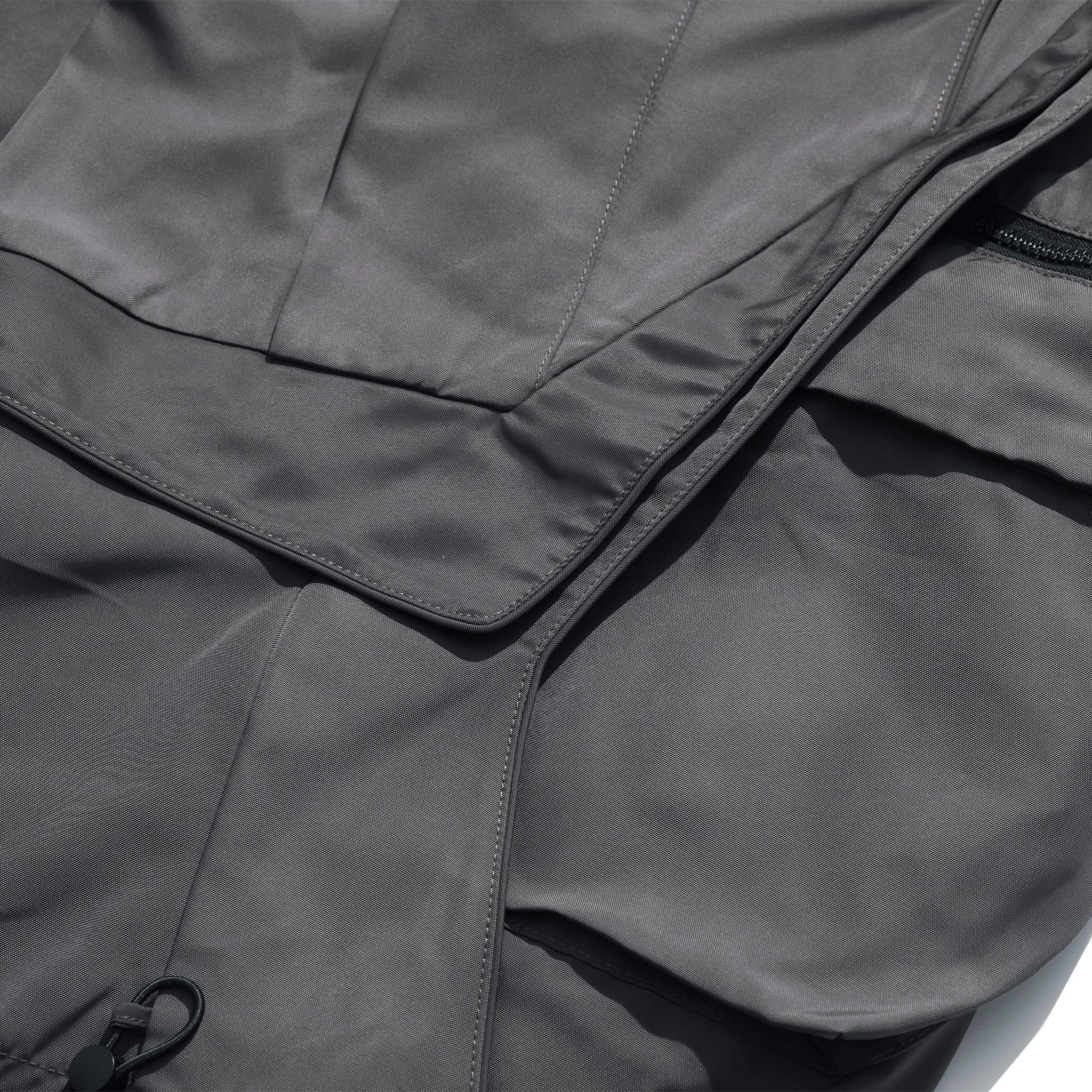 SS22 / 14 S-065 L-shape Layered Shorts (Gauntlet Grey)