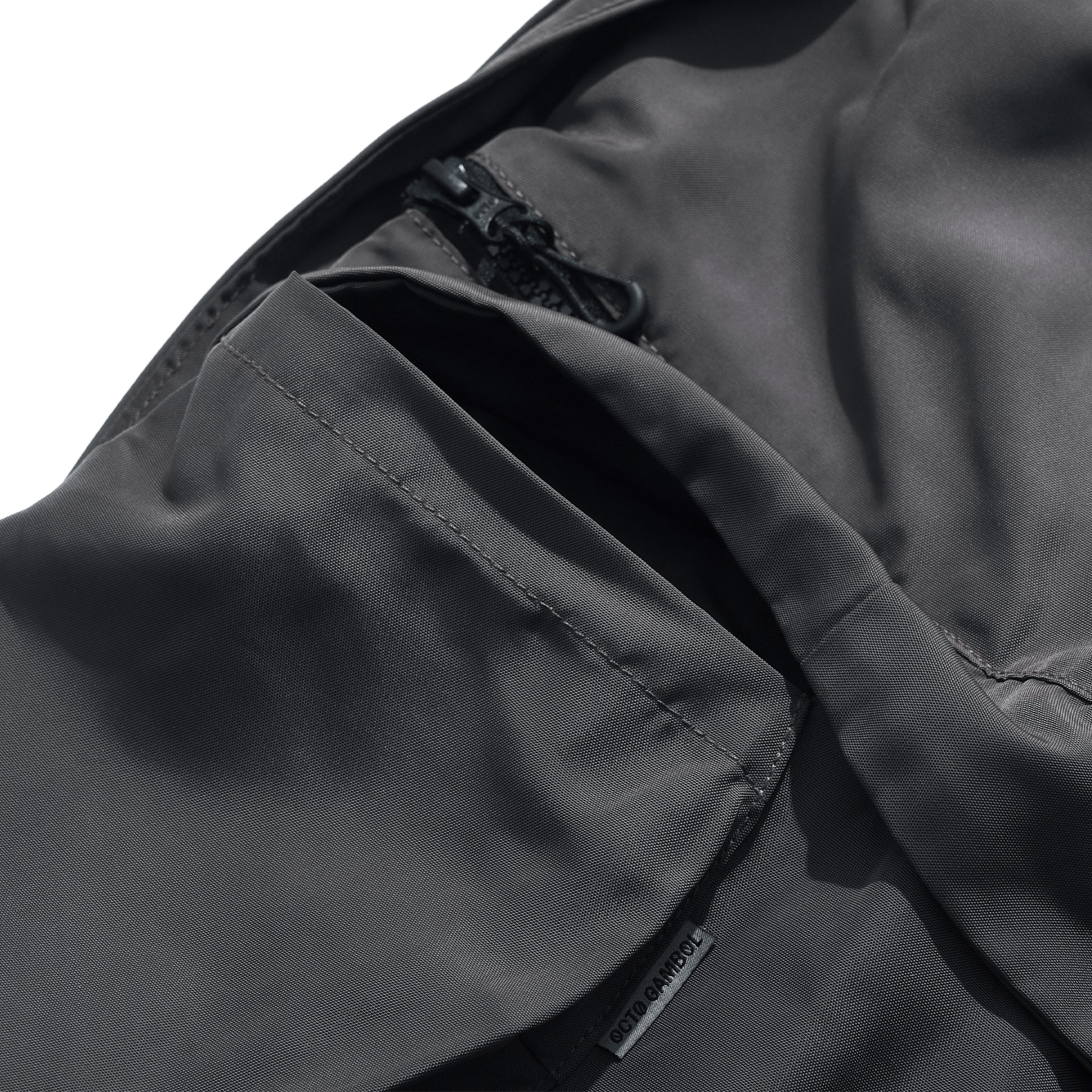 SS22 / 14 S-065 L-shape Layered Shorts (Gauntlet Grey)
