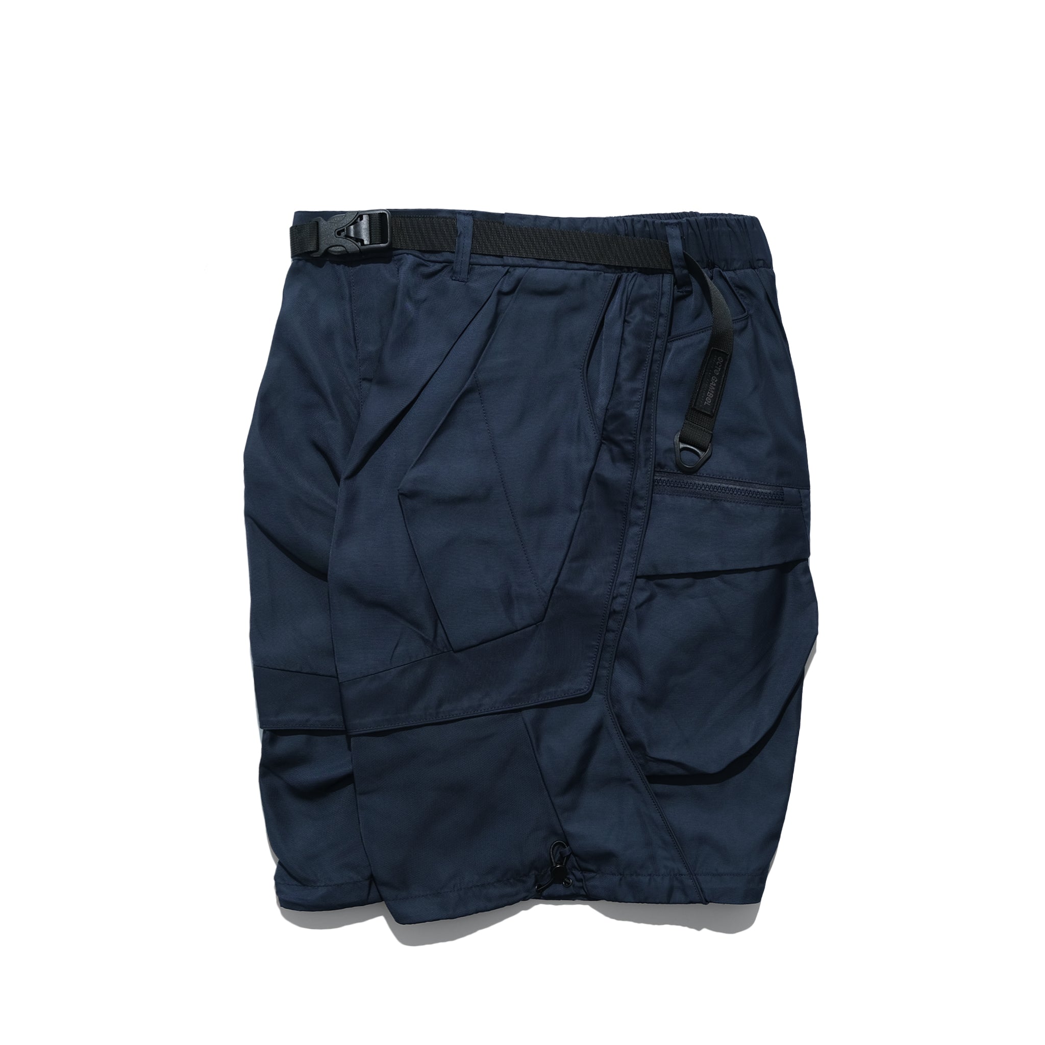 SS22 / 14 S-065 L-shape Layered Shorts (Navy)