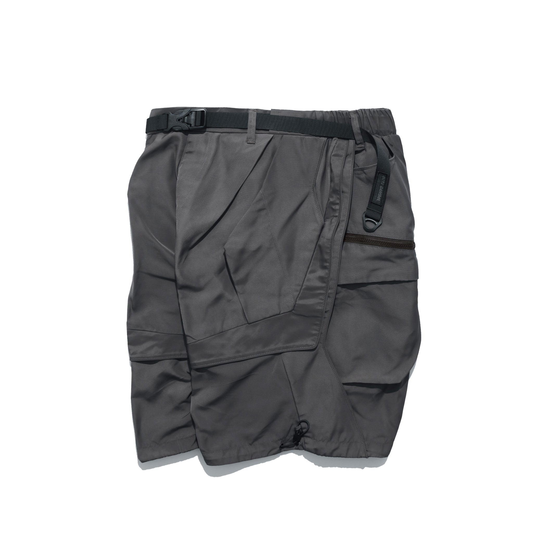 SS22 / 14 S-065 L-shape Layered Shorts (Gauntlet Grey)