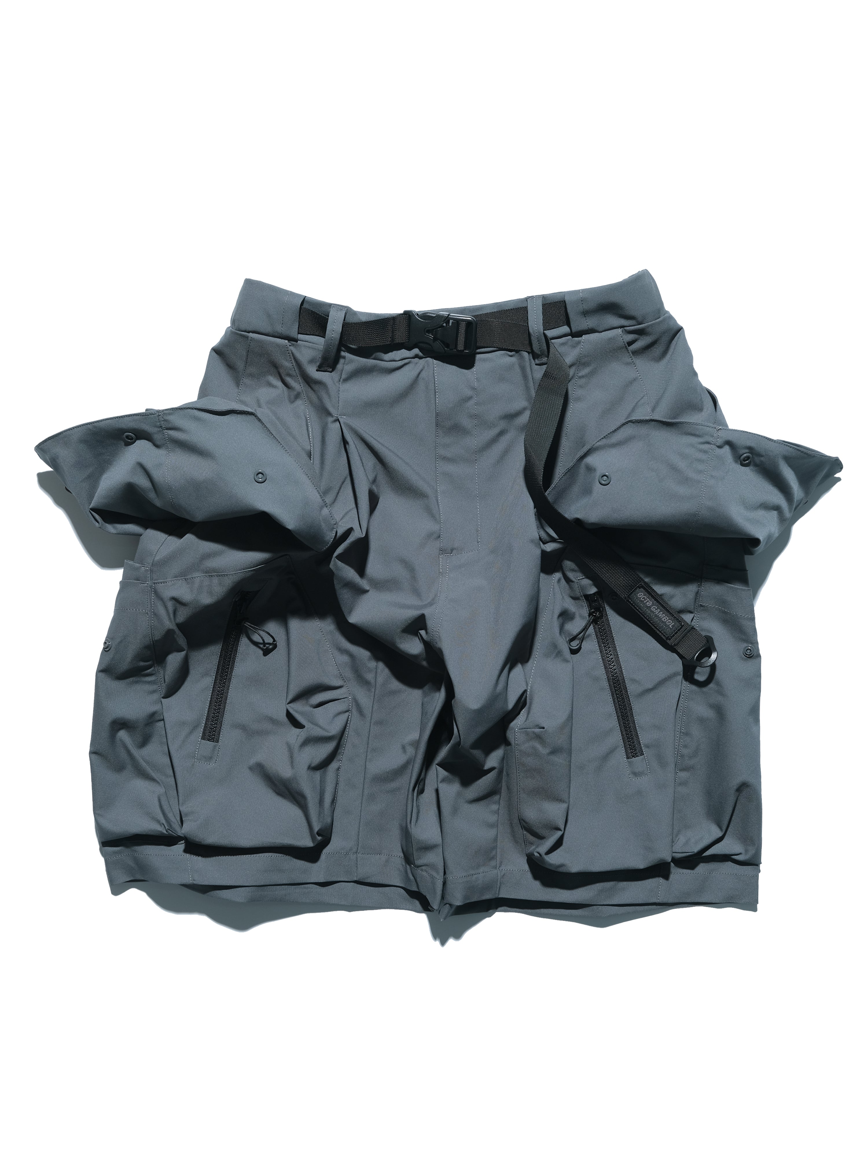 SS23 / 04 —  S23-066 2-Layer Loose Short (Anchor Grey)