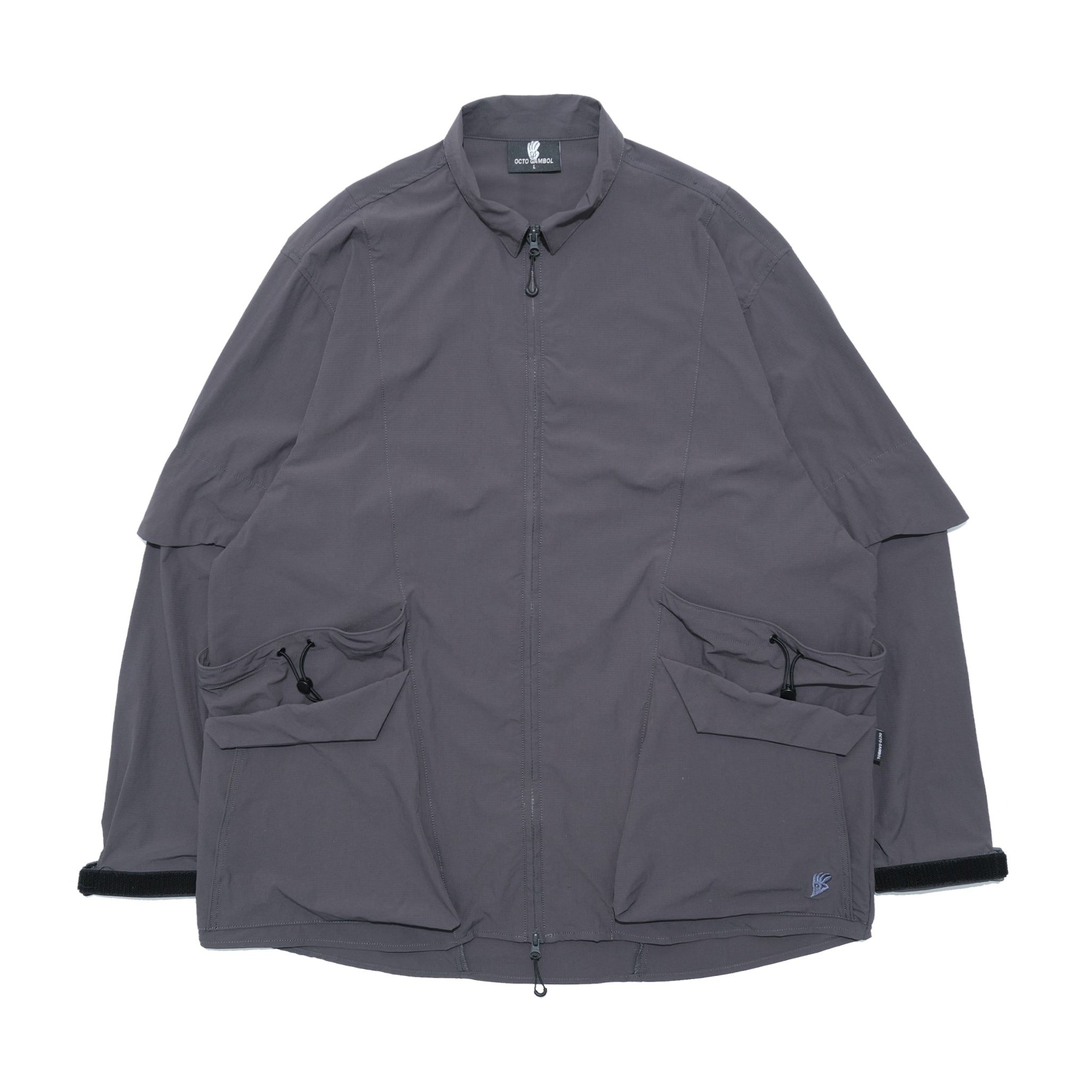 Pre-season ST-071 Detachable Sleeves Shirt (Dark Grey)