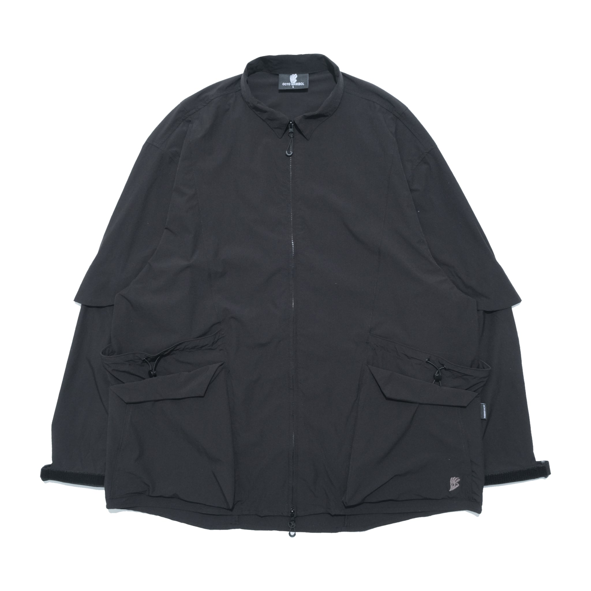 Pre-season ST-071 Detachable Sleeves Shirt (Black)