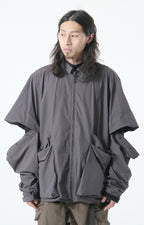 Pre-season ST-071 Detachable Sleeves Shirt (Dark Grey)