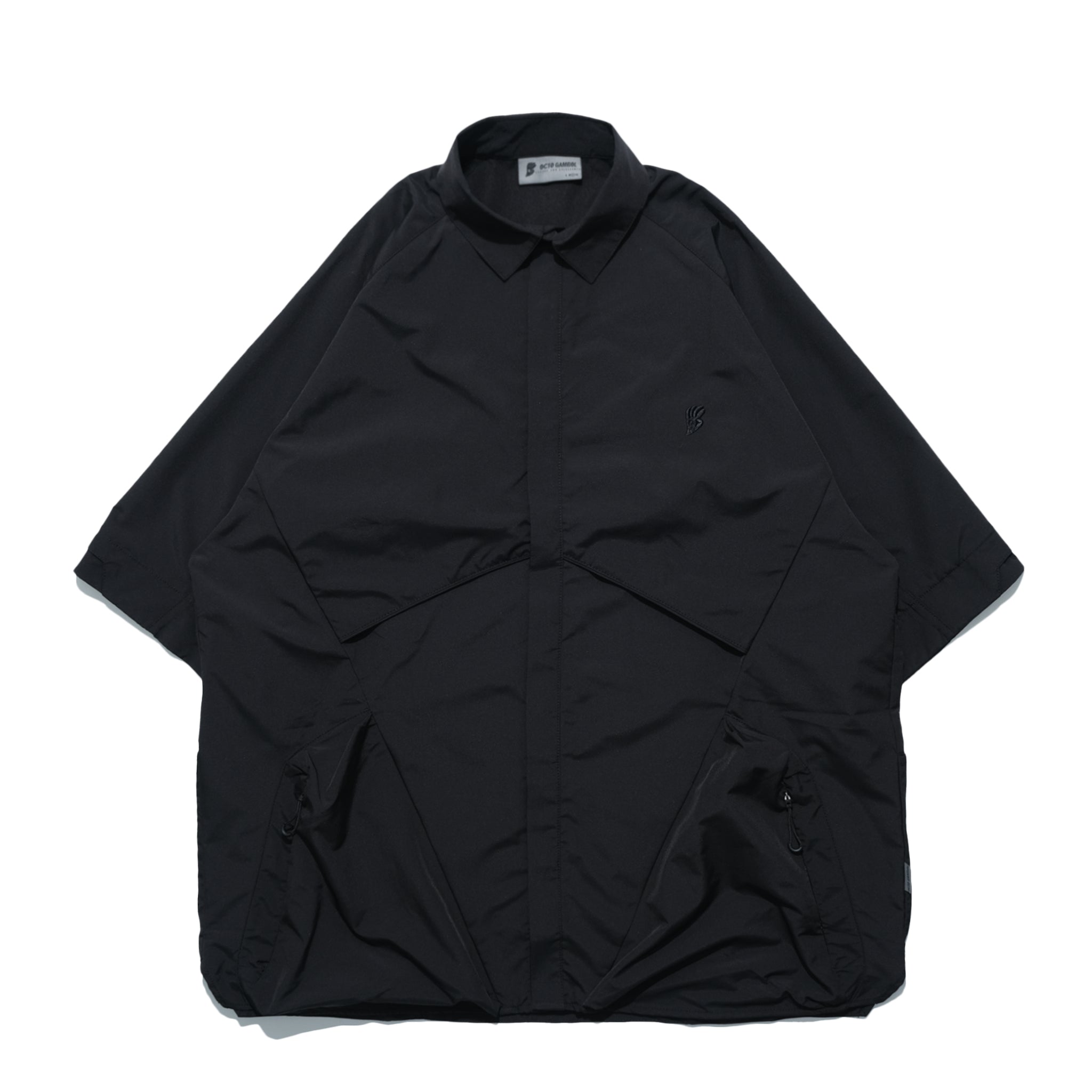 SS22/ 04 ST-072 Crossbag Shirt(Black)