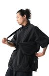SS22/ 04 ST-072 Crossbag Shirt(Black)