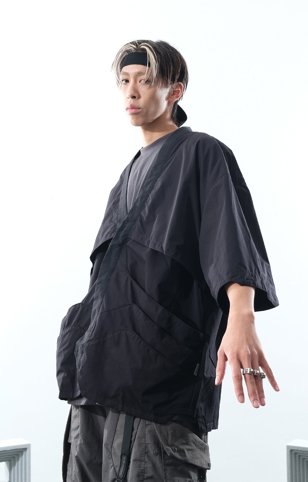 SS22/ 08  ST-073 Vest Jinbei (Black)