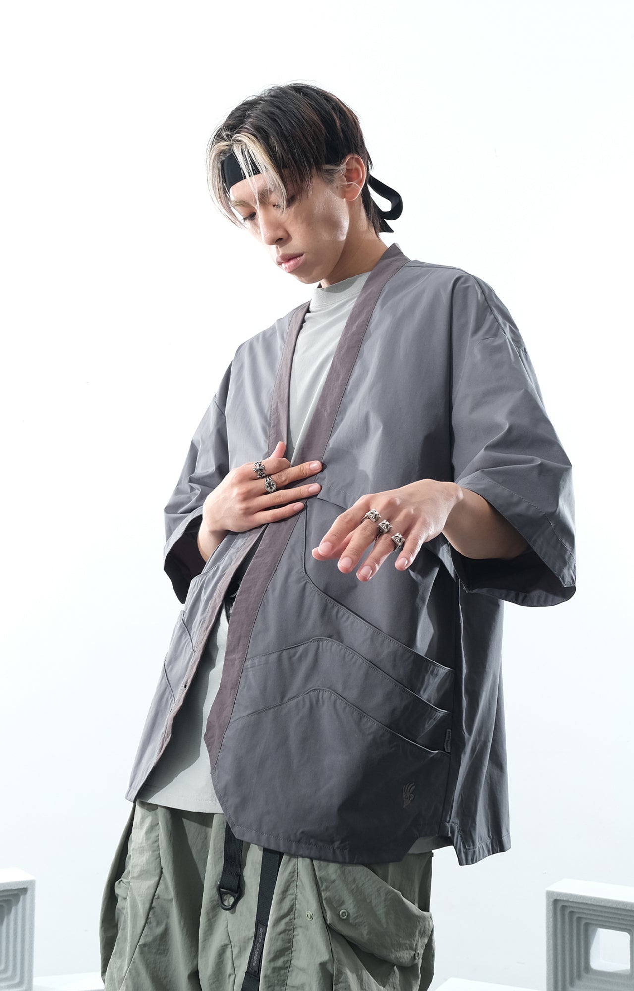 SS22/ 08  ST-073 Vest Jinbei (Grey)
