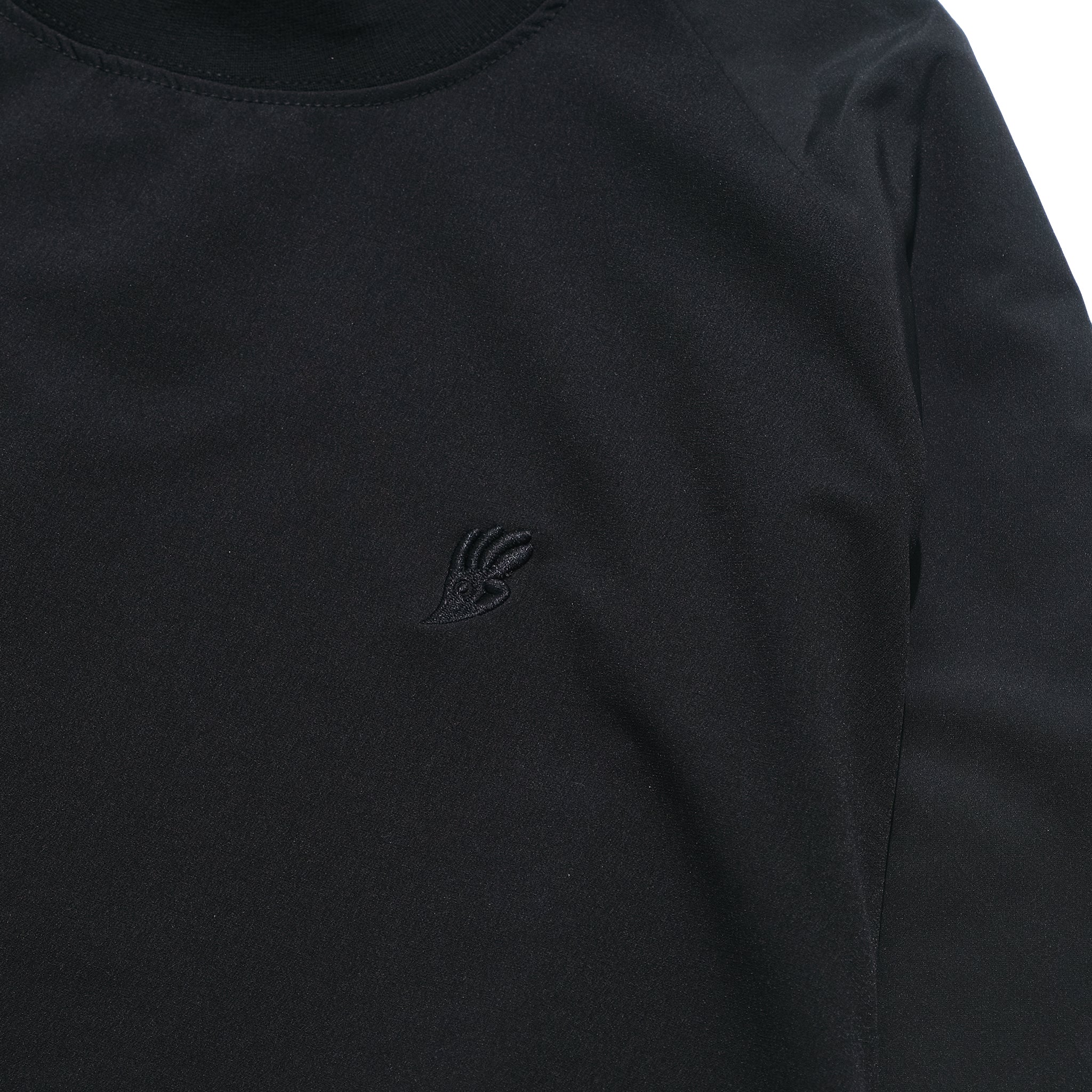 AW22 / 02 — T22-063 Armored Arm Nylon Long Sleeve T-shirt (Black)