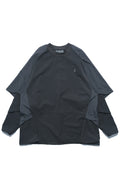 AW22 / 02 — T22-063 Armored Arm Nylon Long Sleeve T-shirt (Grey)