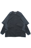 AW22 / 02 — T22-063 Armored Arm Nylon Long Sleeve T-shirt (Grey)