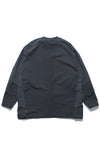 AW22 / 02 — T22-063 Armored Arm Nylon Long Sleeve T-shirt (Grey)