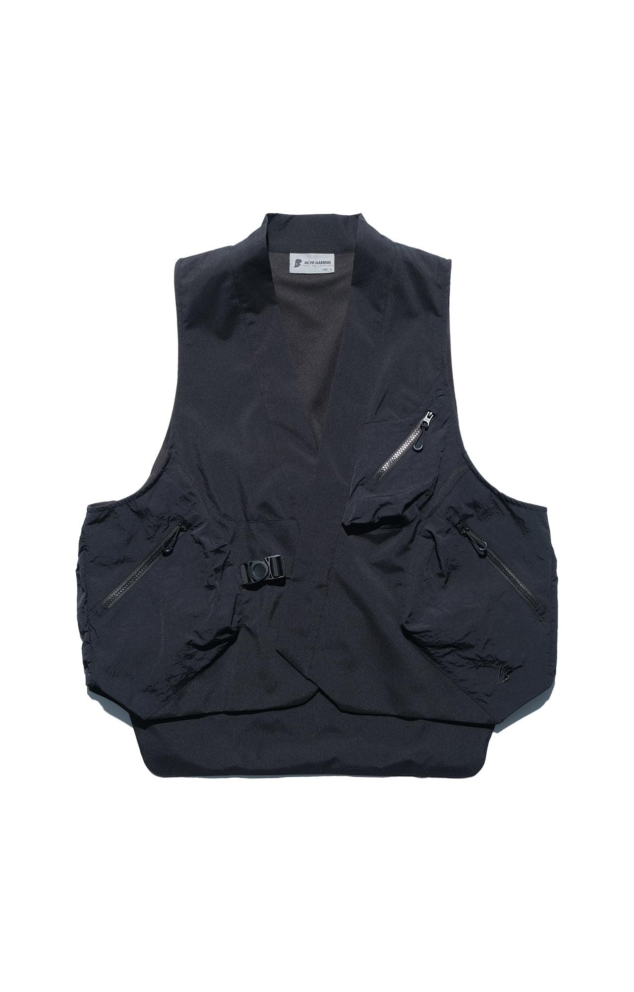 AW22 / 11 — T22-065 Crossbody Bag Utility Vest  (Black)