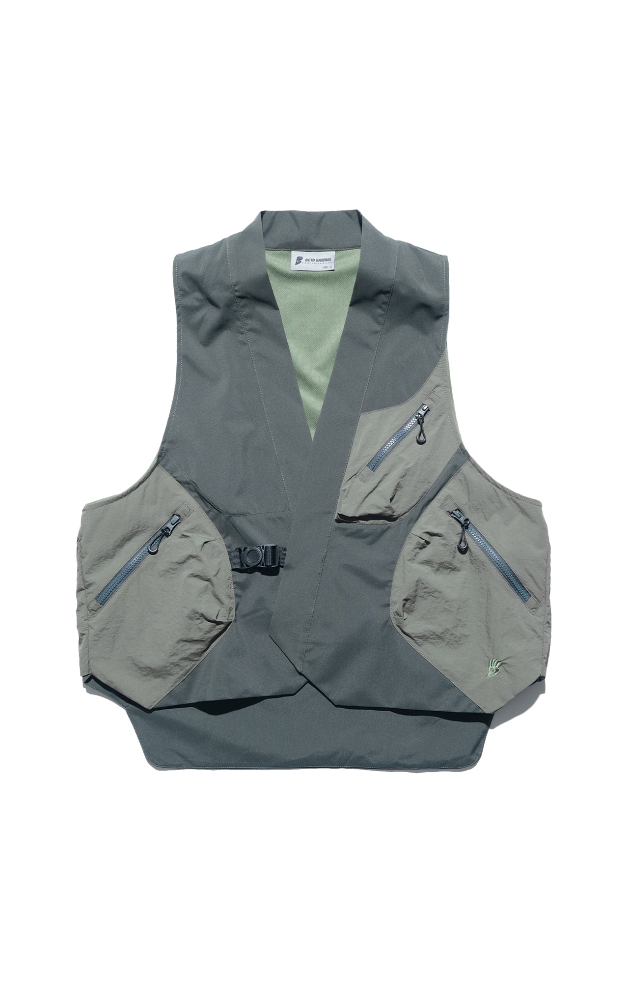 AW22 / 11 — T22-065 Crossbody Bag Utility Vest  (Green)