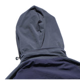 AW22 / 08 — T22-066 Turtleneck hidden hood Hoodie (Navy)
