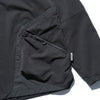 AW22 / 08 — T22-066 Turtleneck hidden hood Hoodie (Black)