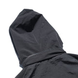 AW22 / 08 — T22-066 Turtleneck hidden hood Hoodie (Black)