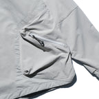 AW22 / 08 — T22-066 Turtleneck hidden hood Hoodie (Ivory White)