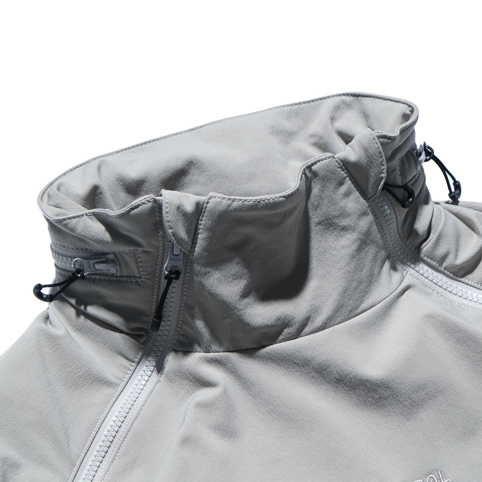 AW22 / 08 — T22-066 Turtleneck hidden hood Hoodie (Ivory White)