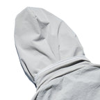 AW22 / 08 — T22-066 Turtleneck hidden hood Hoodie (Ivory White)