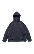 AW22 / 08 — T22-066 Turtleneck hidden hood Hoodie (Black)