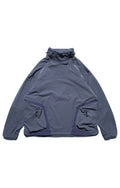 AW22 / 08 — T22-066 Turtleneck hidden hood Hoodie (Navy)