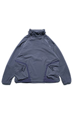 AW22 / 08 — T22-066 Turtleneck hidden hood Hoodie (Navy)