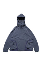 AW22 / 08 — T22-066 Turtleneck hidden hood Hoodie (Navy)