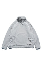 AW22 / 08 — T22-066 Turtleneck hidden hood Hoodie (Ivory White)