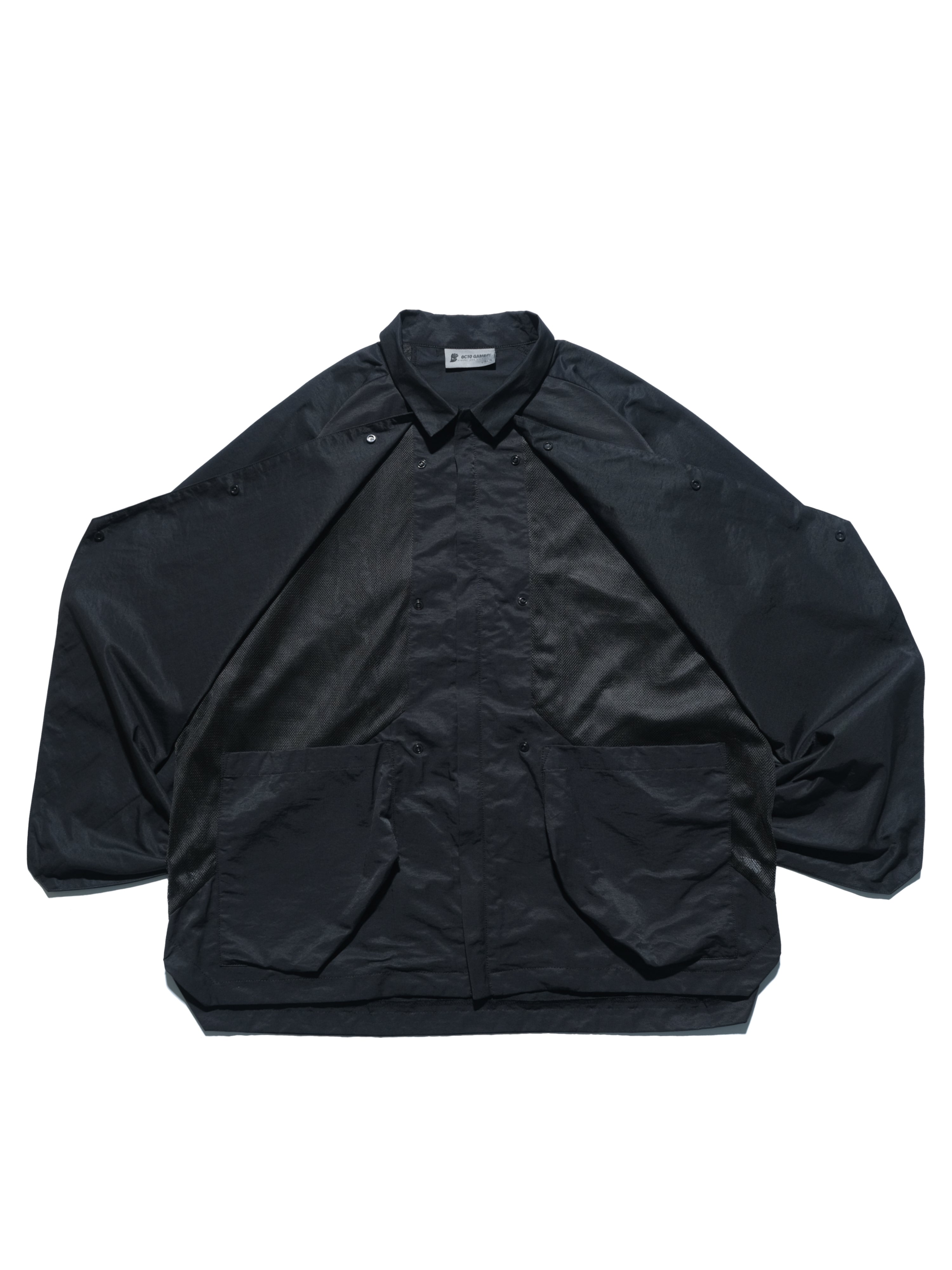 SS23 / 03 — T23-069 Switchable Breathing Shirt (Black)