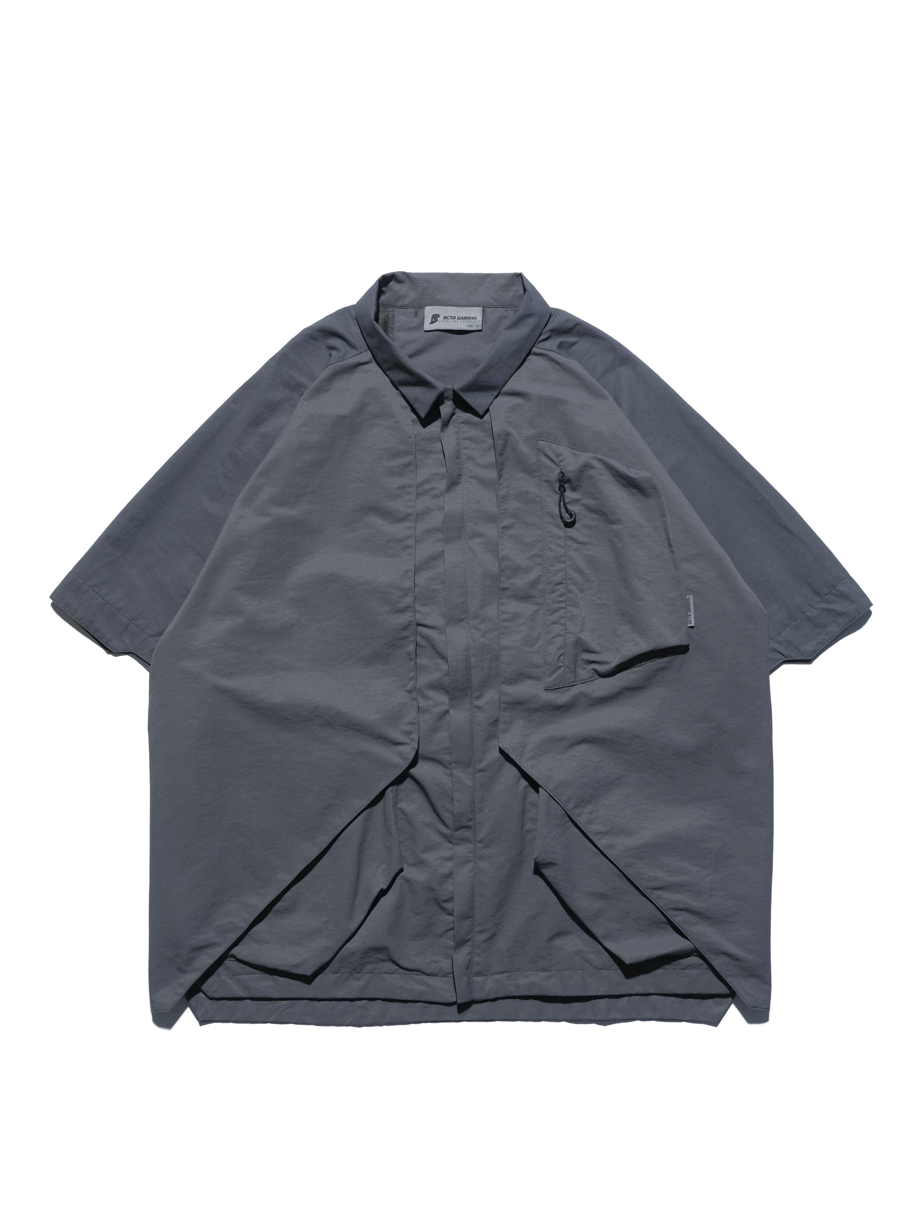 SS23 / 03 — T23-069 Switchable Breathing Shirt (Iron Grey)