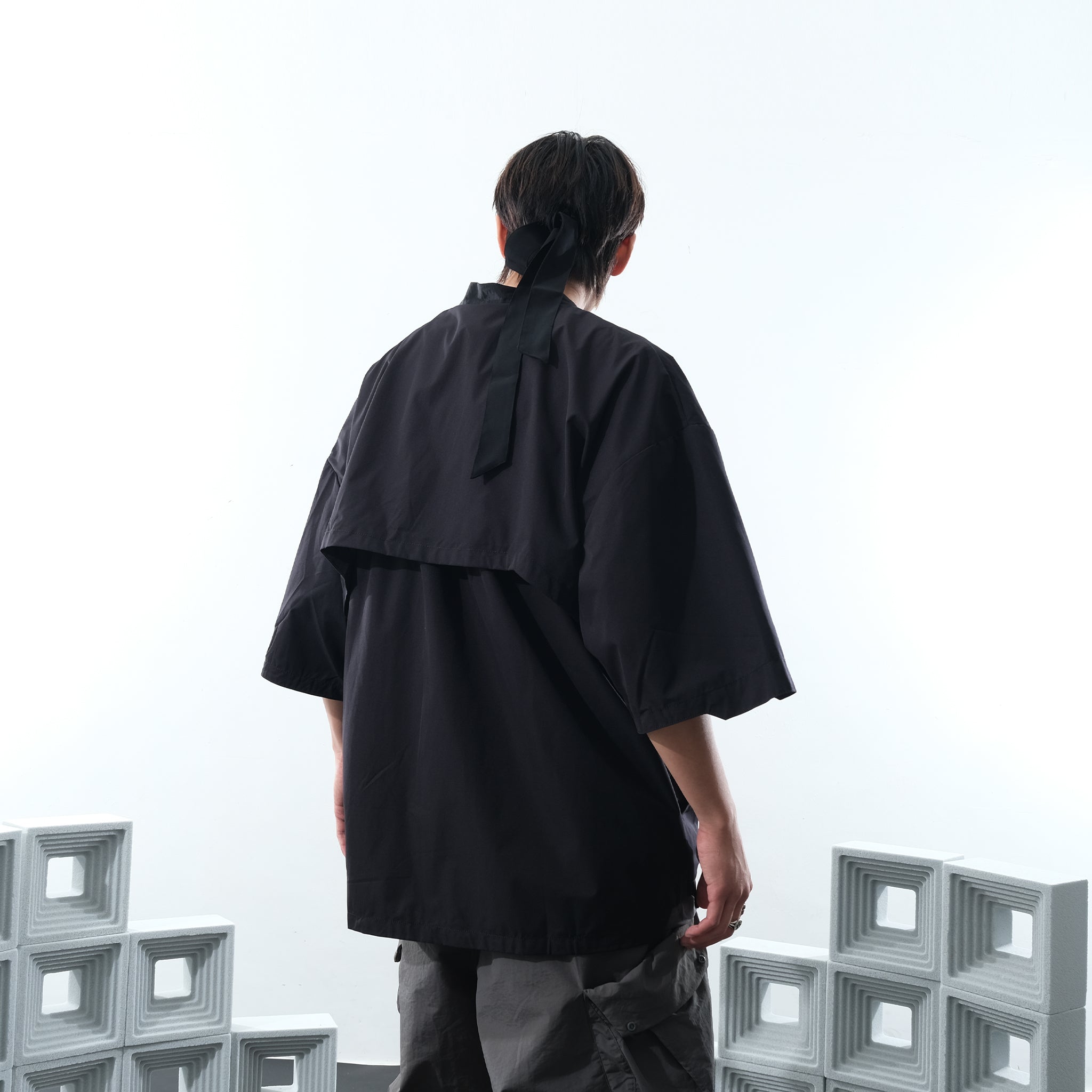 SS22/ 08  ST-073 Vest Jinbei (Black)