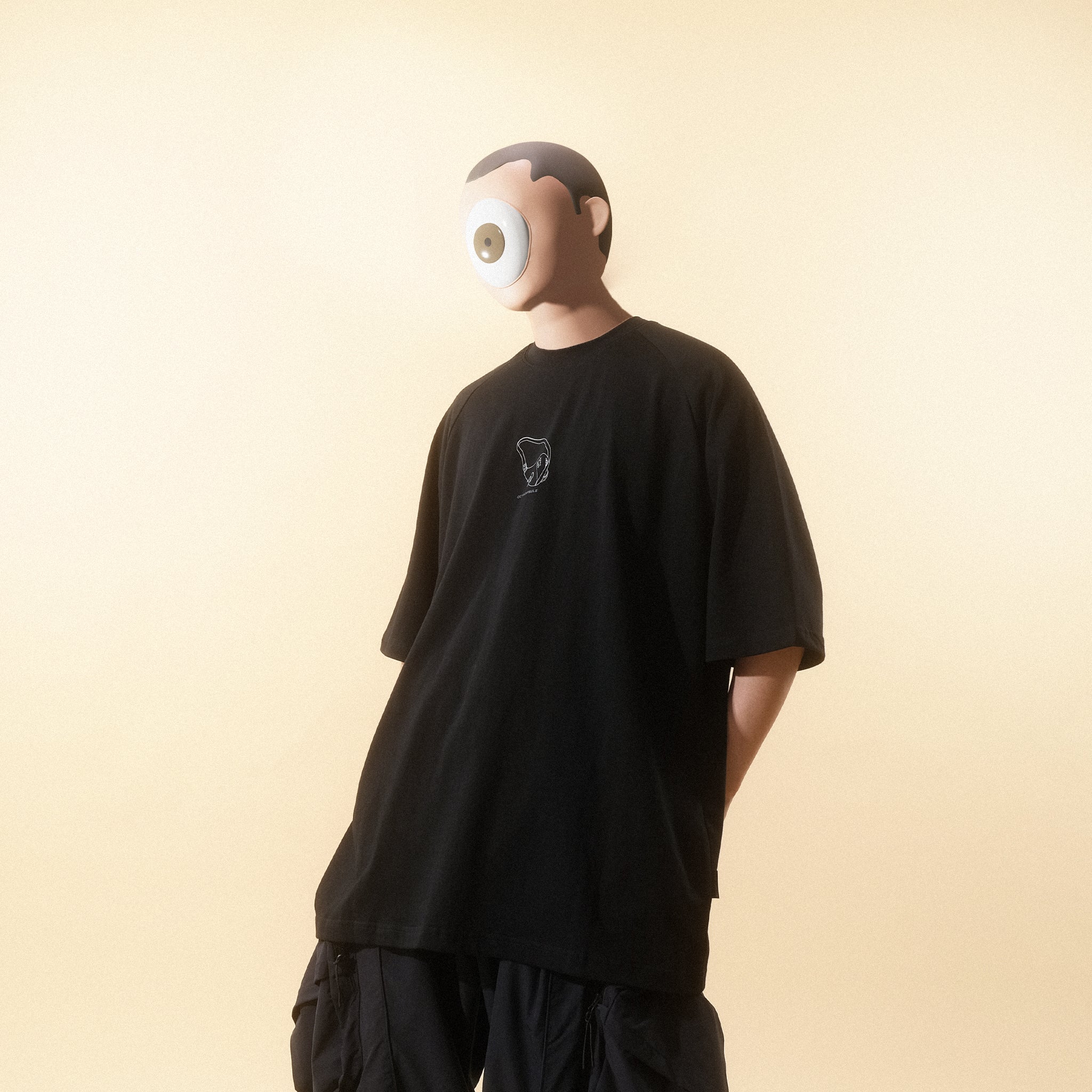 Capsule 01 / CH010 “Mask” T-Shirt (Black)