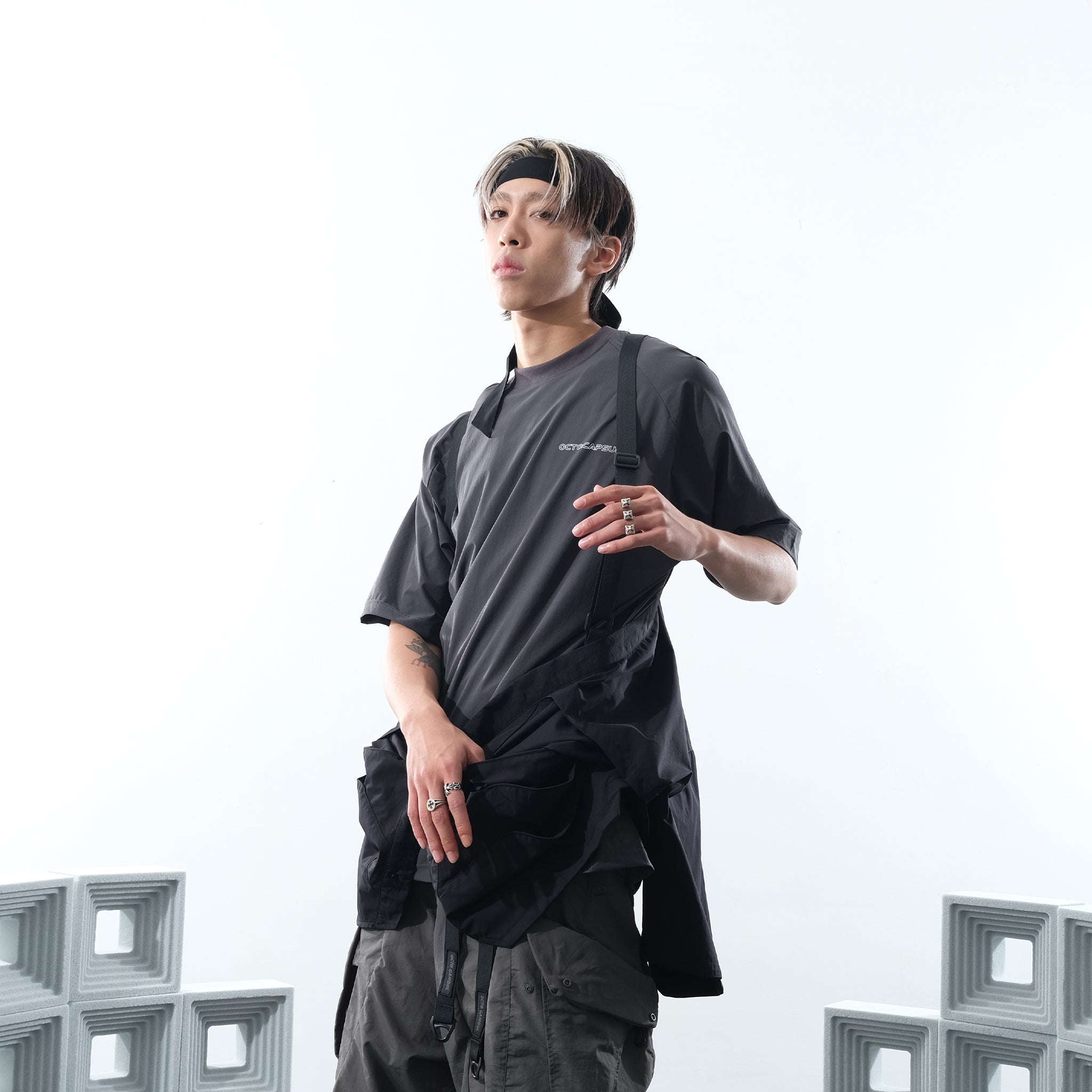 SS22/ 08  ST-073 Vest Jinbei (Black)