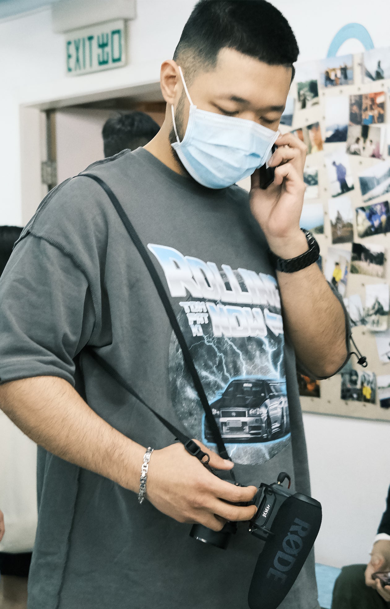 OCTO GAMBOL x TFK02 Rolling Now T-shirt (Dark Grey)
