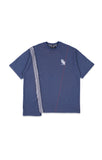 OCTO GAMBOL x TFK03 Asymmetrical T-Shirt (Blue)