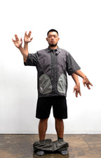 OCTO GAMBOL x TFK01 Oversized Panelled Shirt
