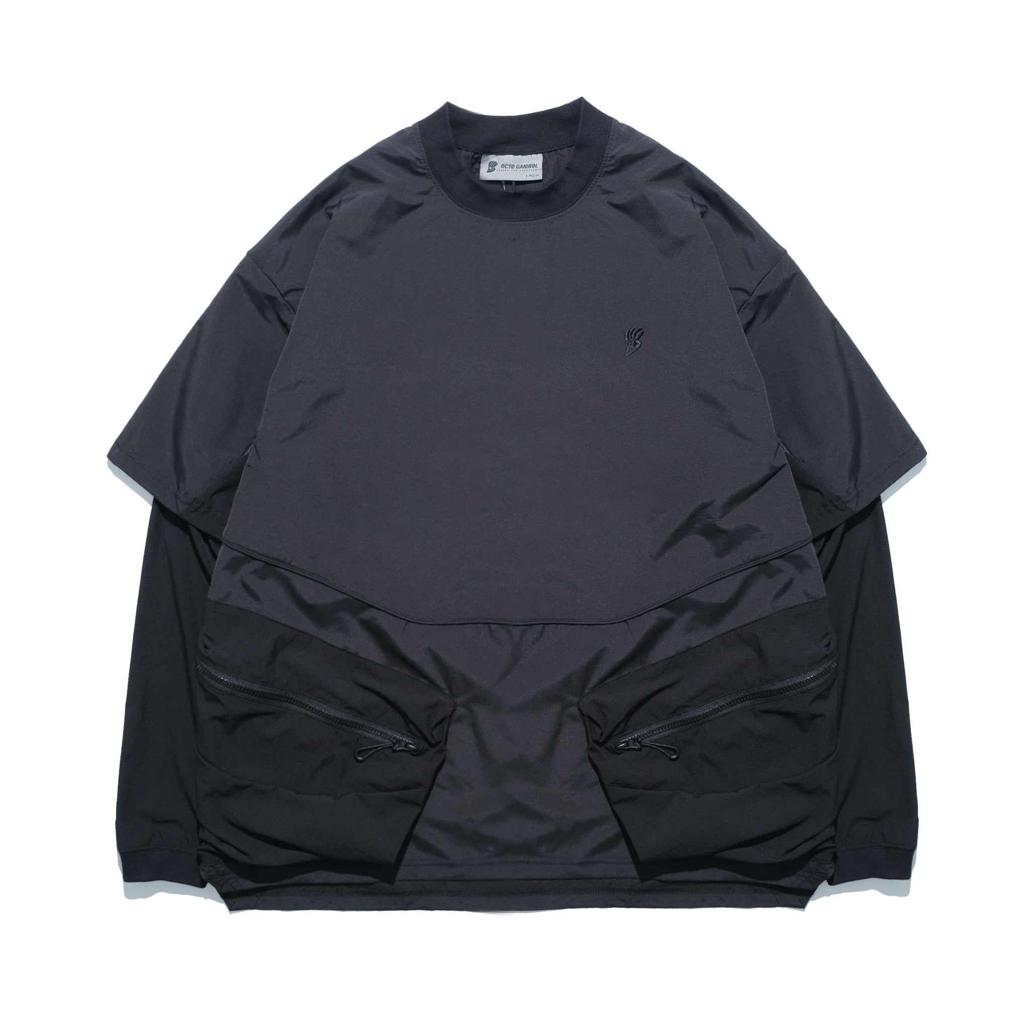 SS22 / 02 TH-060 Detachable Sleeves T-shirt (Black)