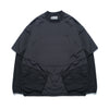 SS22 / 02 TH-060 Detachable Sleeves T-shirt (Black)