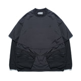 SS22 / 02 TH-060 Detachable Sleeves T-shirt (Black)