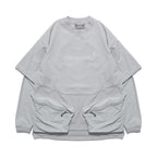 SS22 / 02 TH-060 Detachable Sleeves T-shirt (Ivory Grey)