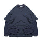 SS22 / 02 TH-060 Detachable Sleeves T-shirt (Navy)